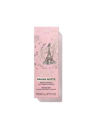 LANCÔME | Lippenstift - L'Absolu Drama Matte Holiday Collection (296 Shimmery Dramaphoria) | dunkelrot